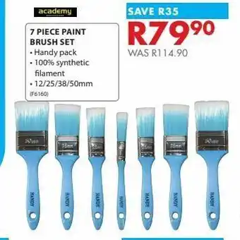 Chamberlain 7 piece paint brush set offer