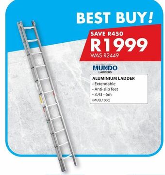 Chamberlain Aluminium ladder offer
