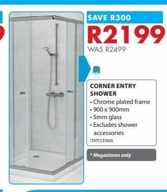 Chamberlain Corner entry shower offer