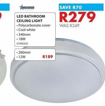Chamberlain Led bathroom ceiling light offer