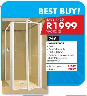 Chamberlain Shower door offer