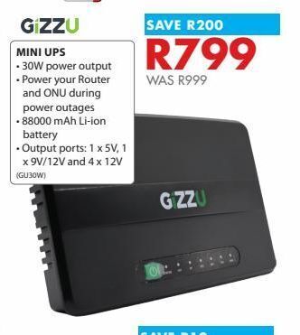 Mini ups