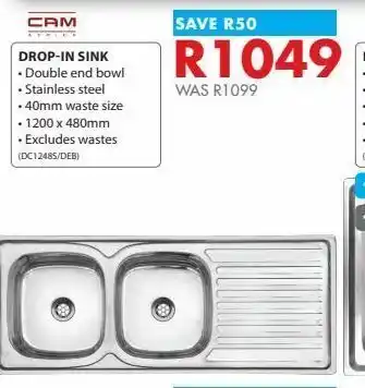Chamberlain Drop-in sink offer