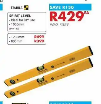 Spirit level