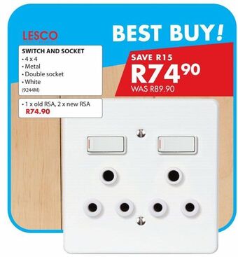 Chamberlain Switch and socket offer
