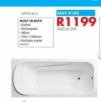 Chamberlain Built - in -bath offer
