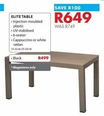 Elite table