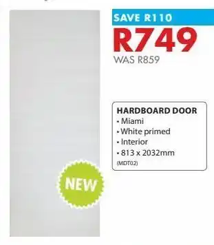 Chamberlain Hardboard door offer