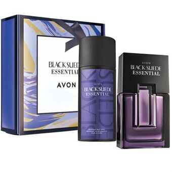 AVON Black suede essential gift set offer