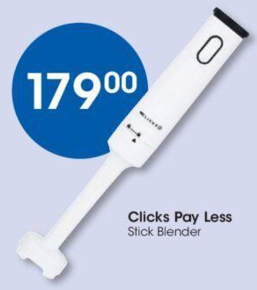 Clicks+ Stick Blender offer at Clicks