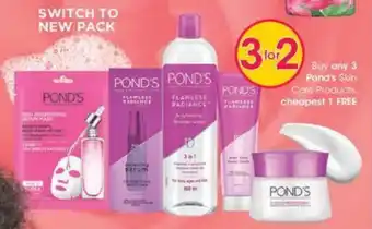 Buy Any 3 Pond's Skin Care Products Cheapest 1 FREE