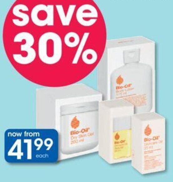 BioOil Skincare Oil offer at Clicks