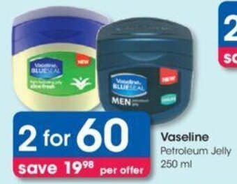Vaseline Petroleum Jelly 2 x 250ml