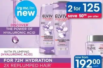 Clicks Elvive Shampoo and Conditioner 2's offer