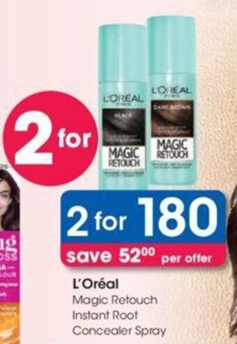 Clicks L'oréal Magic Retouch Instant Root Concealer Spray 2 for offer
