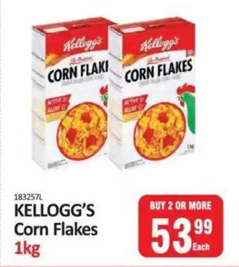 KitKat Cash and Carry Kellogg's Corn Flakes 1 kg offer