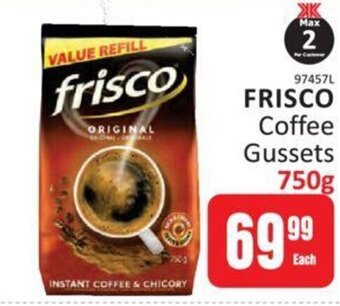 Frisco Coffee Gussets 750g