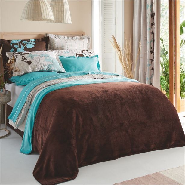 Peyton reversible plush blankets offer at HomeChoice