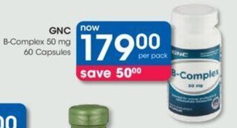 Clicks GNC B-Complex 50mg 100 capsules offer