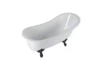 Bathroom Bizarre Devon slipper bath - white with black feet 1680*700mm (205342) offer