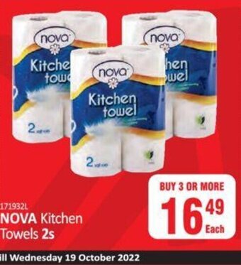 KitKat Cash and Carry Nova Kitchen Towels 2s offer