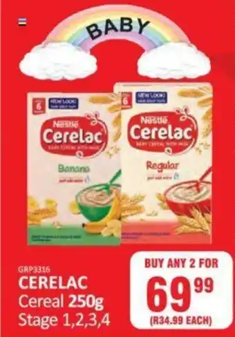 KitKat Cash and Carry Cerelac Cereal 250g Stage 1,2,3,4 offer
