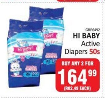 Hi Baby Active Diapers 50s