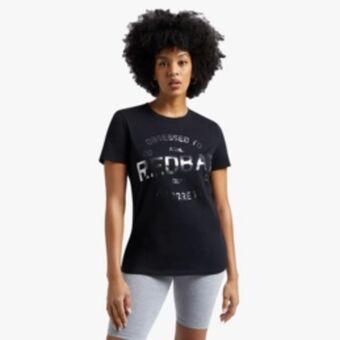 Sportscene Redbat athletics women's black t-shirt offer