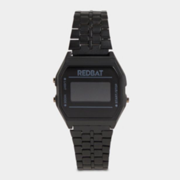Redbat black retro watch offer at Sportscene