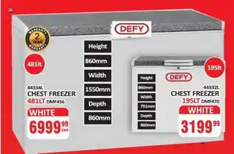 KitKat Cash and Carry Defy Chest Freezer 481lt offer