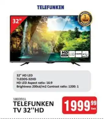 KitKat Cash and Carry Telefunken TV 32" HD offer