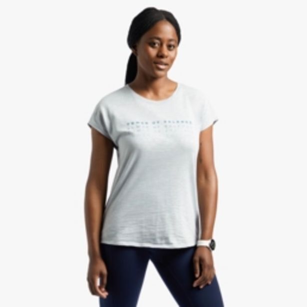 Women's ts grey graphic active tshirt offer at Totalsports