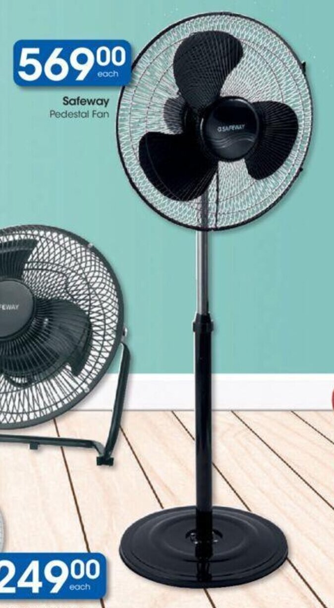 Safeway Pedestal Fan offer at Clicks
