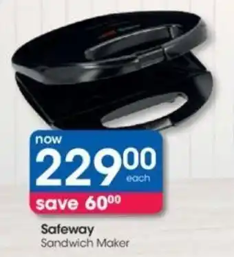 Clicks Safeway Sandwich Maker offer