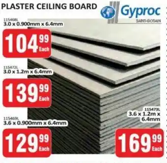 KitKat Cash and Carry Plaster Ceiling Board 3 x 0.900mm x 6.4 mm offer