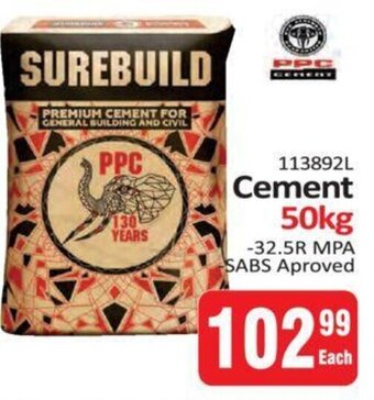 KitKat Cash and Carry Surebuild Cement 50kg offer
