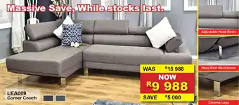 Furniture Liquidation Warehouse LEA009 - Corner Couch offer