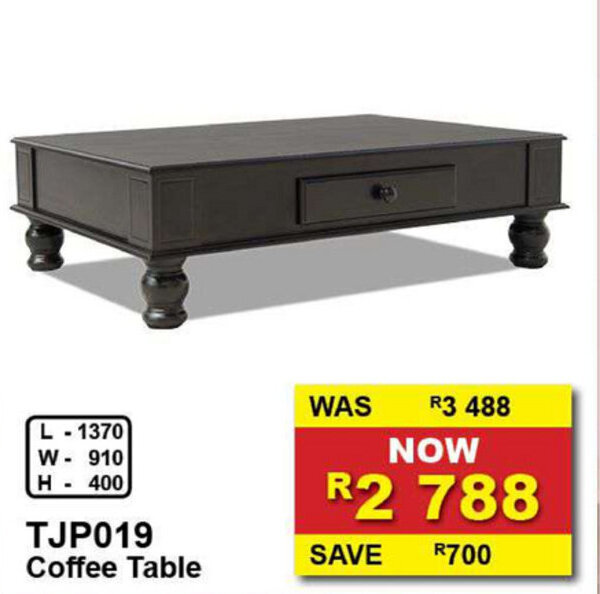 TJP019 Coffee Table offer at Furniture Liquidation Warehouse