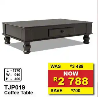 Furniture Liquidation Warehouse TJP019 - Coffee Table offer