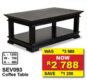 Furniture Liquidation Warehouse SEV093 - Coffee Table offer