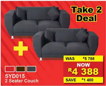 Furniture Liquidation Warehouse SYD015 - 2 Seater Couch offer