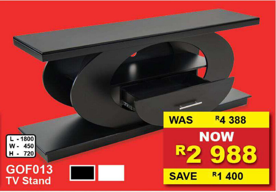 GOF013 Tv Stand offer at Furniture Liquidation Warehouse