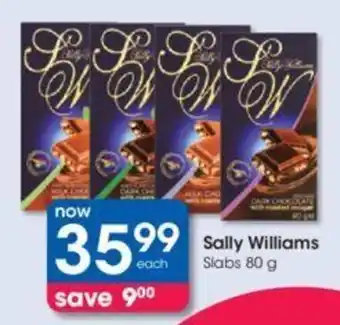 Sally Williams Slabs 80g