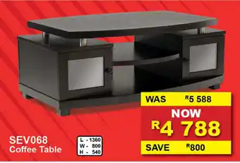 Furniture Liquidation Warehouse SEV068 - Coffee Table offer