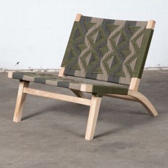Weylandts Ashanti occasional chair | moss diamond weave offer