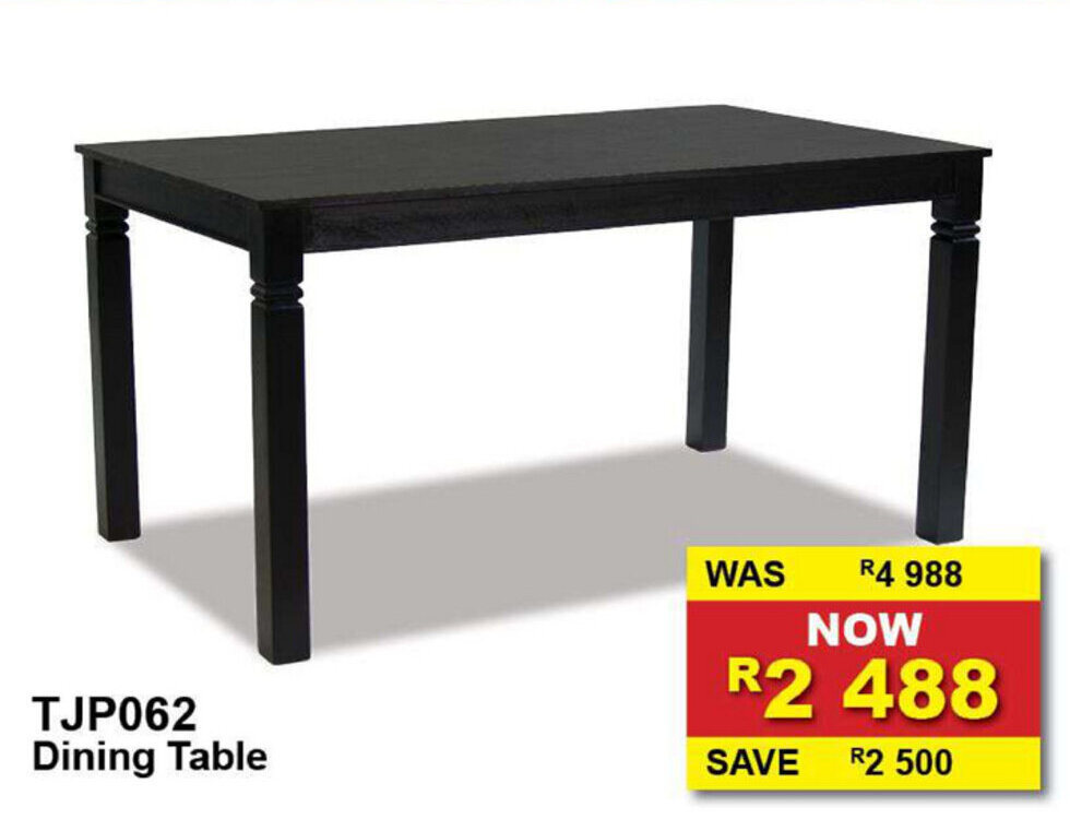 TJP062 Dining Table offer at Furniture Liquidation Warehouse