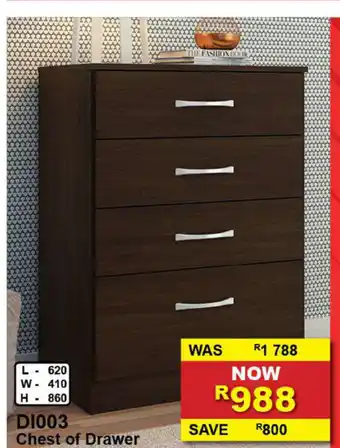 Furniture Liquidation Warehouse DI003 - Chest of Drawer offer