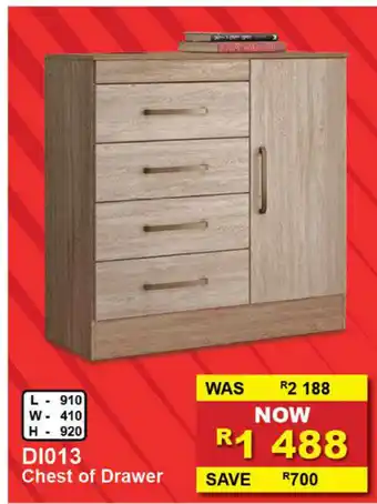 Furniture Liquidation Warehouse DI013 - Chest of Drawer offer