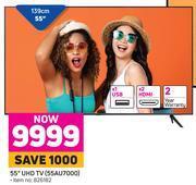 Game Samsung 55" uhd tv 55au7000 offer