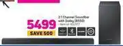 Game Samsung 2.1 channel soundbar with dolby b550 offer